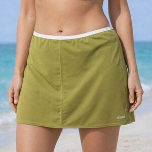 Reebok Swim Skirt Womens Sz XL Green Watersports Beachy Pool Vintage USA New